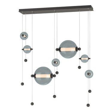 Hubbardton Forge 139054 Abacus Double Linear LED Pendant in Standard Pipe length 6