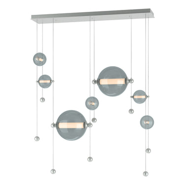 Hubbardton Forge 139054 Abacus Double Linear LED Pendant in Standard Pipe length 8