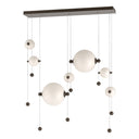 Hubbardton Forge 139054 Abacus Double Linear LED Pendant in Standard Pipe length 1