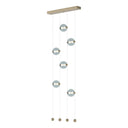Hubbardton Forge 139055 Abacus 6-Light Ceiling-to-Floor LED Pendant 11