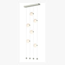 Hubbardton Forge 139055 Abacus 6-Light Ceiling-to-Floor LED Pendant 12