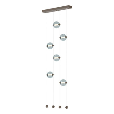 Hubbardton Forge 139055 Abacus 6-Light Ceiling-to-Floor LED Pendant 2