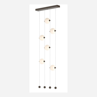 Hubbardton Forge 139055 Abacus 6-Light Ceiling-to-Floor LED Pendant 1