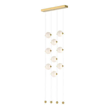 Hubbardton Forge 139057 Abacus 9-Light Ceiling-to-Floor LED Pendant 16
