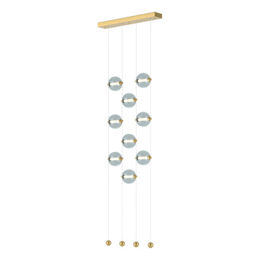 Hubbardton Forge 139057 Abacus 9-Light Ceiling-to-Floor LED Pendant 17