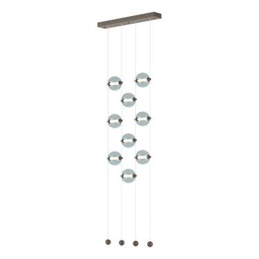 Hubbardton Forge 139057 Abacus 9-Light Ceiling-to-Floor LED Pendant 2
