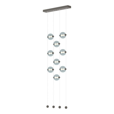 Hubbardton Forge 139057 Abacus 9-Light Ceiling-to-Floor LED Pendant 4