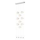 Hubbardton Forge 139057 Abacus 9-Light Ceiling-to-Floor LED Pendant 9