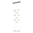 Hubbardton Forge 139057 Abacus 9-Light Ceiling-to-Floor LED Pendant 1