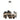 Hubbardton Forge 139665 Ardesia Circular LED Pendant in Slate Accent with Standard Pipe Length 7