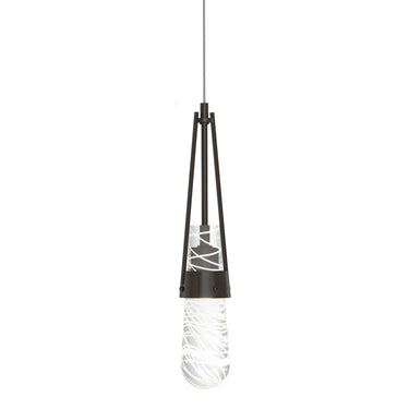 Hubbardton Forge 161042 Link Blown Glass Low Voltage Mini Pendant 16