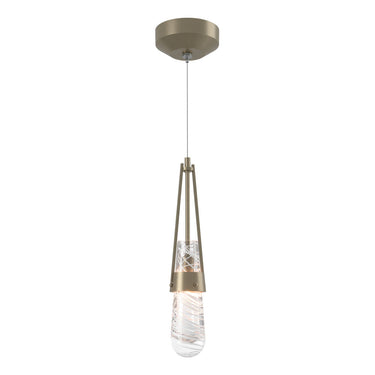 Hubbardton Forge 161042 Link Blown Glass Low Voltage Mini Pendant 4