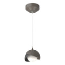 Hubbardton Forge 161183 Brooklyn Double Shade Low Voltage Mini Pendant 12