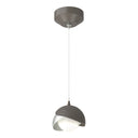 Hubbardton Forge 161183 Brooklyn Double Shade Low Voltage Mini Pendant 15