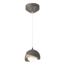 Hubbardton Forge 161183 Brooklyn Double Shade Low Voltage Mini Pendant 16