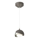 Hubbardton Forge 161183 Brooklyn Double Shade Low Voltage Mini Pendant 17