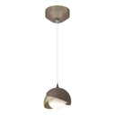 Hubbardton Forge 161183 Brooklyn Double Shade Low Voltage Mini Pendant 7
