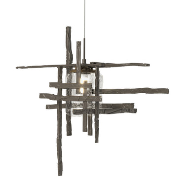 Hubbardton Forge 161184 Tura Seeded Glass Low Voltage Pendant 2