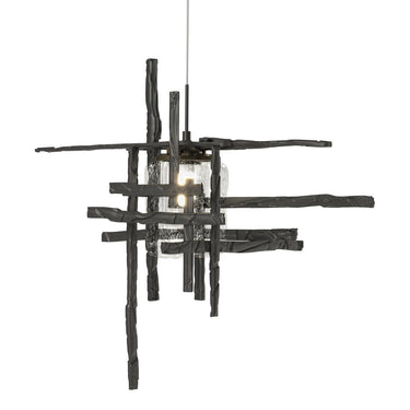 Hubbardton Forge 161184 Tura Seeded Glass Low Voltage Pendant 3