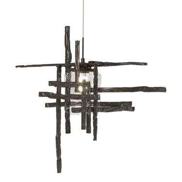 Hubbardton Forge 161184 Tura Seeded Glass Low Voltage Pendant 4