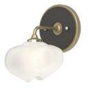 Hubbardton Forge 201340 Ume 1-Light Curved Arm Bath Sconce - Crescent Harbor