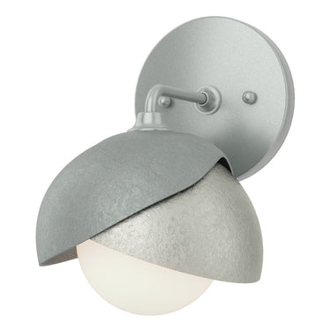 Hubbardton Forge 201374 Brooklyn 1-Light Double Shade Bath Sconce 16