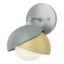 Hubbardton Forge 201374 Brooklyn 1-Light Double Shade Bath Sconce 17