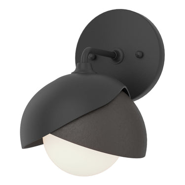 Hubbardton Forge 201374 Brooklyn 1-Light Double Shade Bath Sconce 2