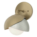 Hubbardton Forge 201374 Brooklyn 1-Light Double Shade Bath Sconce 22