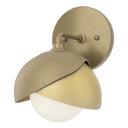 Hubbardton Forge 201374 Brooklyn 1-Light Double Shade Bath Sconce 23
