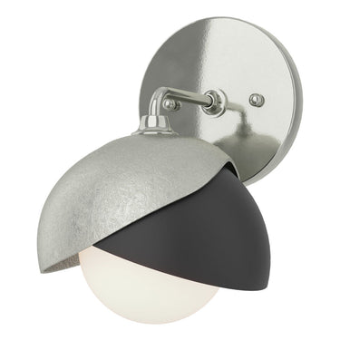 Hubbardton Forge 201374 Brooklyn 1-Light Double Shade Bath Sconce 24