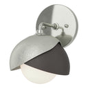 Hubbardton Forge 201374 Brooklyn 1-Light Double Shade Bath Sconce 25