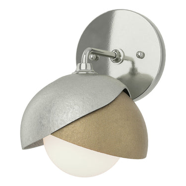 Hubbardton Forge 201374 Brooklyn 1-Light Double Shade Bath Sconce 27