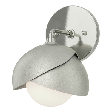 Hubbardton Forge 201374 Brooklyn 1-Light Double Shade Bath Sconce 28