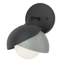 Hubbardton Forge 201374 Brooklyn 1-Light Double Shade Bath Sconce 3