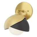 Hubbardton Forge 201374 Brooklyn 1-Light Double Shade Bath Sconce 30