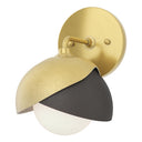 Hubbardton Forge 201374 Brooklyn 1-Light Double Shade Bath Sconce 31