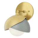 Hubbardton Forge 201374 Brooklyn 1-Light Double Shade Bath Sconce 32