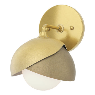 Hubbardton Forge 201374 Brooklyn 1-Light Double Shade Bath Sconce 33
