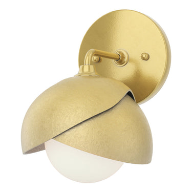 Hubbardton Forge 201374 Brooklyn 1-Light Double Shade Bath Sconce 35