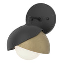 Hubbardton Forge 201374 Brooklyn 1-Light Double Shade Bath Sconce 4
