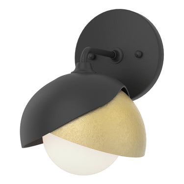 Hubbardton Forge 201374 Brooklyn 1-Light Double Shade Bath Sconce 6