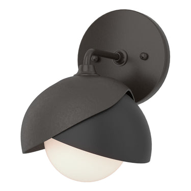 Hubbardton Forge 201374 Brooklyn 1-Light Double Shade Bath Sconce 7