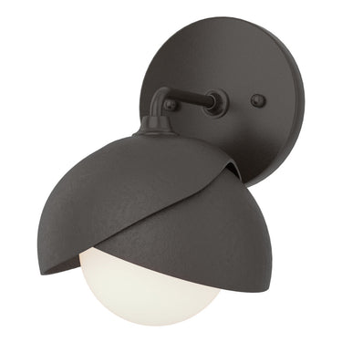 Hubbardton Forge 201374 Brooklyn 1-Light Double Shade Bath Sconce 8
