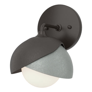 Hubbardton Forge 201374 Brooklyn 1-Light Double Shade Bath Sconce 9