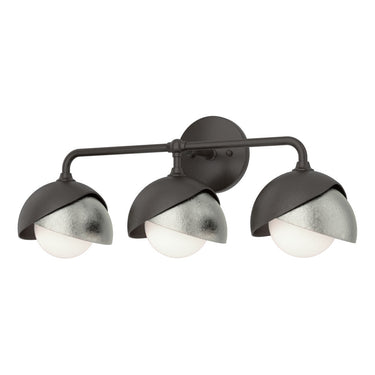 Hubbardton Forge 201375 Brooklyn 3-Light Double Shade Bath Sconce 10