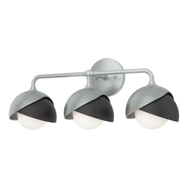 Hubbardton Forge 201375 Brooklyn 3-Light Double Shade Bath Sconce 12