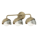 Hubbardton Forge 201375 Brooklyn 3-Light Double Shade Bath Sconce 22