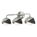 Hubbardton Forge 201375 Brooklyn 3-Light Double Shade Bath Sconce 24