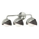 Hubbardton Forge 201375 Brooklyn 3-Light Double Shade Bath Sconce 25